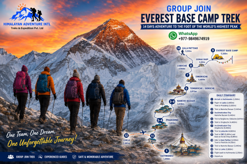 Everest Base Camp Group Join Trek